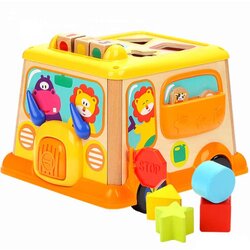 Top Bright drvena didaktička igračka Školski autobus Cene