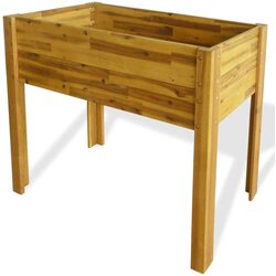 vidaXL Povišena Vrtna Posuda za Sadnju Masivno Drvo Akacije Cijene