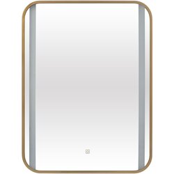 Hydra pravougaono led ogledalo sa zlatnim ramom 80x60 DH-6080BLMG Cene