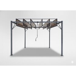  Vrtna pergola Solena 3 x 4 m (rjava) Cene