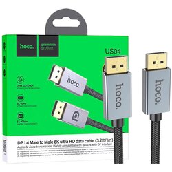 Hoco Kabl display port na display port, US04, 1 met - US04 1M, Sivi Cijene