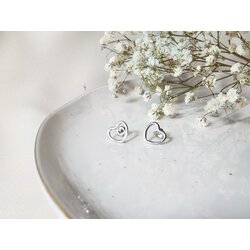 Jewelry Nikolić minđuše srce Srebro Cene
