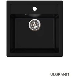 Ulgranit Granitna sudopera 48x48cm Mat Crna ULG480 ø90 Cene