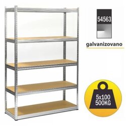 SmartStorage polica metal medijapan 180x100x50cm 5x100kg Cene