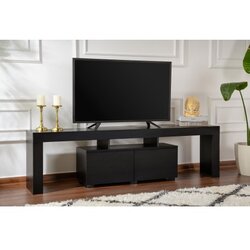 Hanah home TV polica Enclave Wood Black Cene