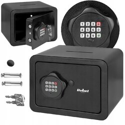 Rebel Elektronski kućni sef sa PIN kodom i ključem, za novac i dokumenta, model RB-7001 Cene