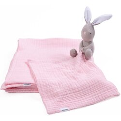 Kiki & Sebby igračka tješilica Bunny Hop Hop - Pink muslin Cene
