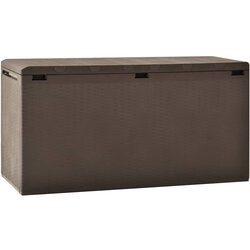 vidaXL Vrtna škatla za shranjevanje rjava 114x47x60 cm, (20579940) Cene