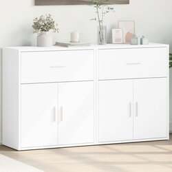 vidaXL Komoda 2 kom bijela 60 x 31 x 70 cm od konstruiranog drva Cijene