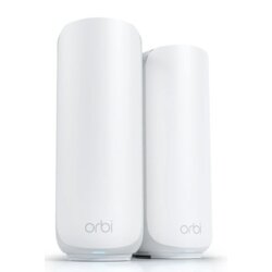 Netgear Orbi 370 Dvofrekvenčni (2,4 GHz / 5 GHz) Wi-Fi 7 (802.11be) Bela 2 Notranji Cene