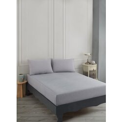 Aberto Design set čaršaf i 2 jastučenice Road Potlu, 160x200+20 cm , Svetlosiva Cene