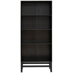 Støraa Črna knjižna omara iz borovega lesa 75x175 cm Jolene - Støraa Cene