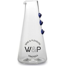 Zafferano bokal - Clear/blue(PT00707) Cene