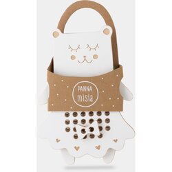 Milin Wooden Lacing Toy Mrs. Teddy aktivna igračka 22 cm x 16 cm x 0,7 cm 1 kom Cene