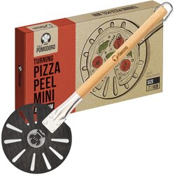 CHEF POMODORO aluminijasta pizza lopatka s perforacijo in lesenim ročajem Cene