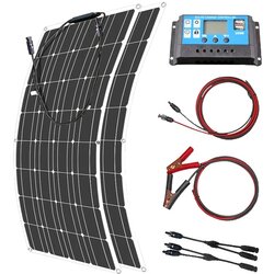 ASUNERGE Sončna celica, upogljiva, vodoodporna, 200w Solar Kit, (5000156992) Cene
