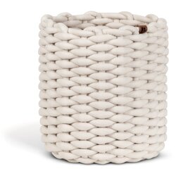 Bigso Tekstilna košara ø 25x25 cm Peach Skin Round M – Cene