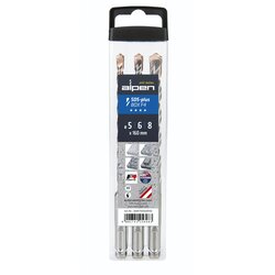 ALPEN-MAYKESTAG Alpen SDS+ F4 Box 3 tlg. 5-6-8x1 60 Cene