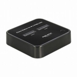 Delock M.2 Docking Station for 2 x M.2 NVMe PCIe SSD with Clone function Cene