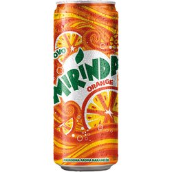 Mirinda orange gazirani sok, can, 0.33L Cene