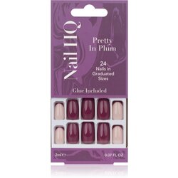 Nail HQ Square Umjetni nokti Pretty In Plum 24 kom Cijene