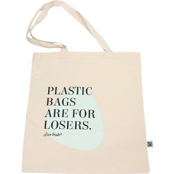 Ecco Verde bombažna torba "no plastic" Cene