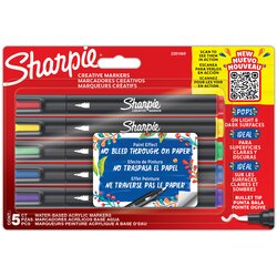 Sharpie Kreativni markerji Bullet, okrogla konica, pretisni omot po 5 kosov, (21656435) Cene