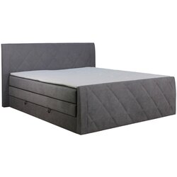 XORA POSTELJA BOXSPRING 180 cm x 200 cm , tekstil rjava Cene