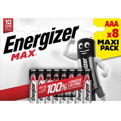 Energizer BATTERIES MAX AAA LR03 /8 ECO Cene