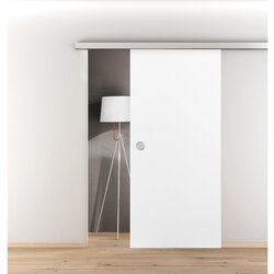 NOVADOORS lesena drsna vrata belo lakirana satasto jedro 93,5 cm x 205,8 cm Cene