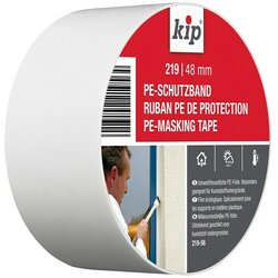 KIP PE zaščitni trak 219 (Samolepilen, 33 m x 48 mm, Debelina: 0,09 mm, Polietilen, Temperaturna odpornost: 0 °C - 40 °C) Cene