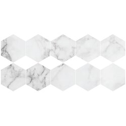 Ambiance set od 10 podnih naljepnica Hexagon Cene