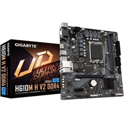 Gigabyte mb H610M h V2 G10,LGA1700 2xDDR5 up to 96GB1xM.2 4x sata, hdmi, 1xPS2 6xUSB Cene