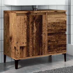 vidaXL Ormarić za umivaonik boja drva 65x33x60 cm konstruirano drvo Cijene