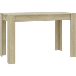 vidaXL Blagovaonski stol boja hrasta sonome 120 x 60 x 76 cm iverica Cijene