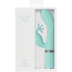 Pillow Talk Kinky - vibrator G-točke s dvije točke na baterije (tirkizna) Cene