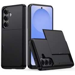AMORUS puzdro s posuvným držiakom na karty pre Samsung Galaxy A37 5G - Črna Cene