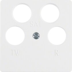 Berker sredinska plošča pws f.4hole antenska vtičnica 148409, (20858788) Cene