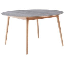 Hammel Furniture Okrugao proširiv blagovaonski stol s keramičkom daskom ø 135 cm Meza – Cene