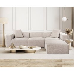  Lora (L1-O1-1R-POUFFE ) - mocha mocha corner sofa Cene