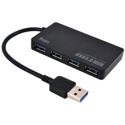 X Wave Xwave USB 3.0 HUB 4-PORT (1 xUSB3.0+3 xUSB2.0), kabl 13cm ( HUB 142 ) Cene