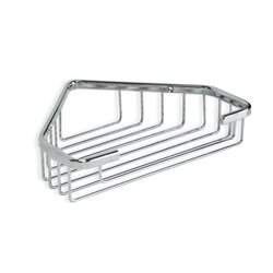 Plasticos Zidna Kutna Polica 18X4,5X18cm Inox Cene