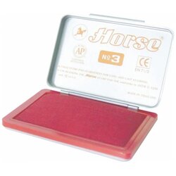 Horse original jastuče za pečate metalno H-03, 54x85 mm crvena 05JP32D Cene