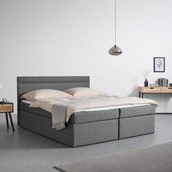 Bessagi Home Boxspring Postelja Rosa, Antracit, 180x200 Cene