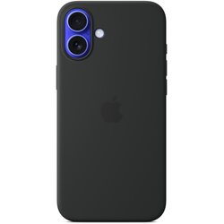 Apple iphone 16 plus silicone case with magsafe MYY93ZM/A - black Cene