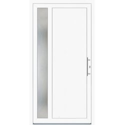PANTO PVC vhodna vrata K011 bela 110 cm x 210 cm desno Cene
