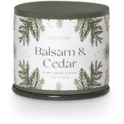 ILLUME x Bloomingville Dišeča sveča iz sojinega voska čas gorenja 50 h Balsam & Cedar – Cene