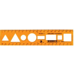  Ravnilo Noma 1, oranžno, 20 cm Cene