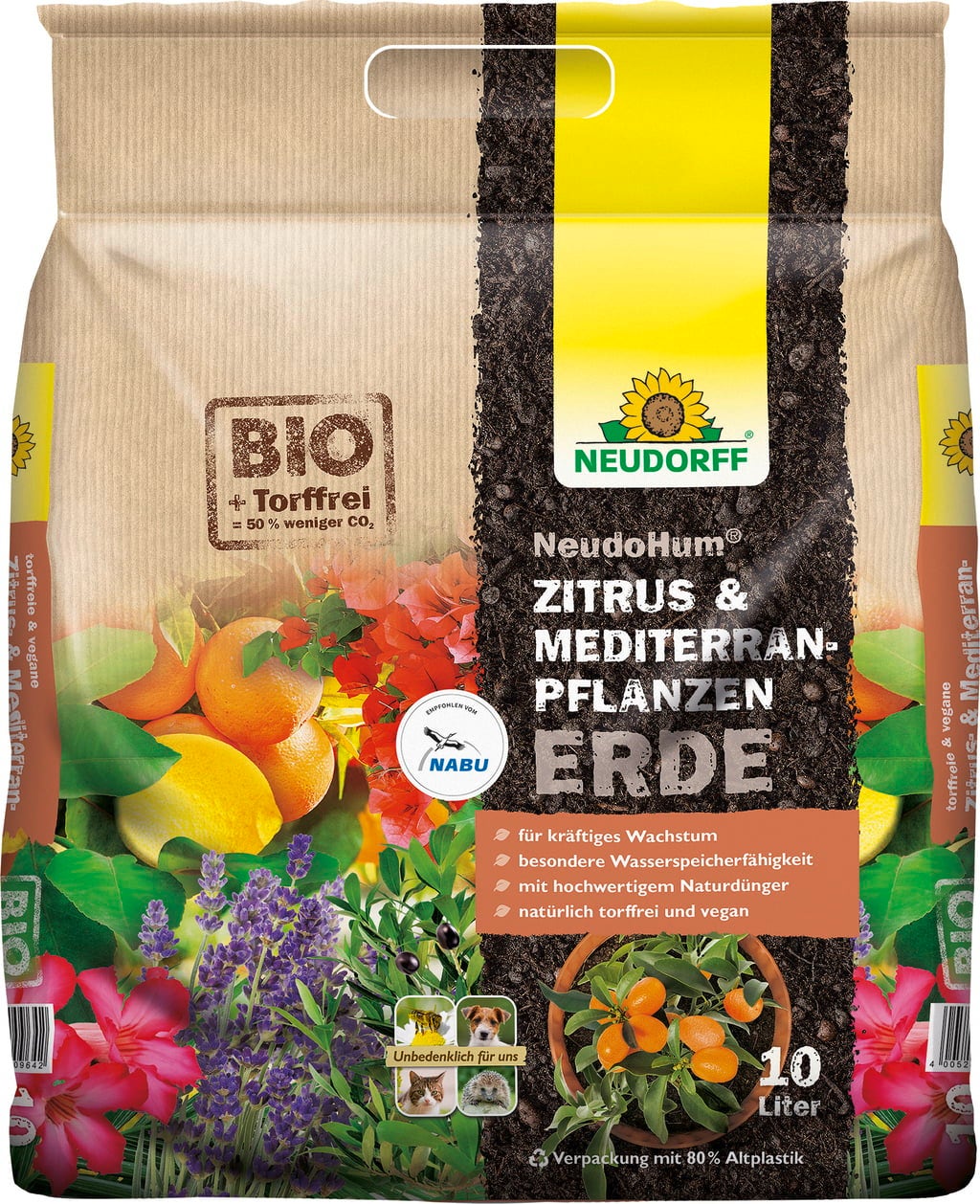  NeudoHum zemlja za citruse in sredozemske rastline - 10 l Cene