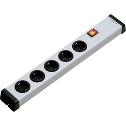 Ehmann Razdelilna letev s stikalom 5-delna bela\, ohne Stecker 0201x00052300, (20457789) Cene